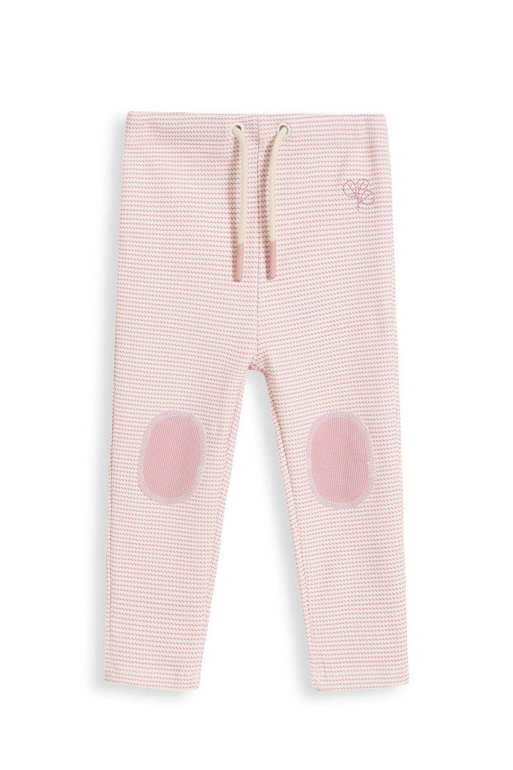 Rib Patch Legging Trellis Pink: 0 (6-12m)