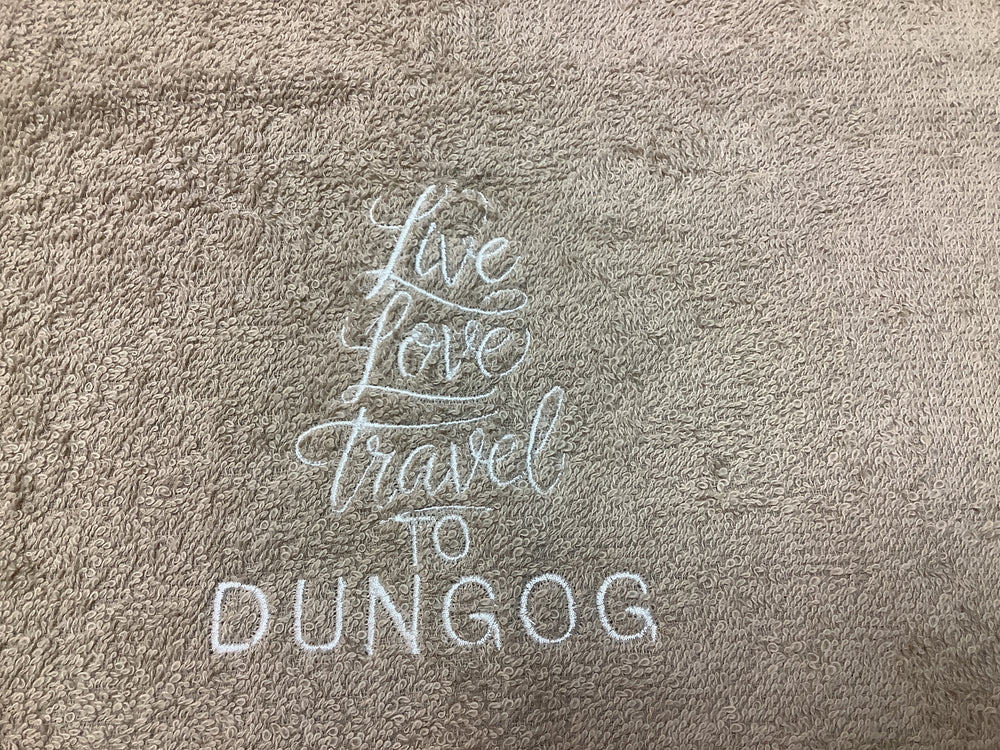 1432117 HVC Dungog Embroidered Hand Towel
