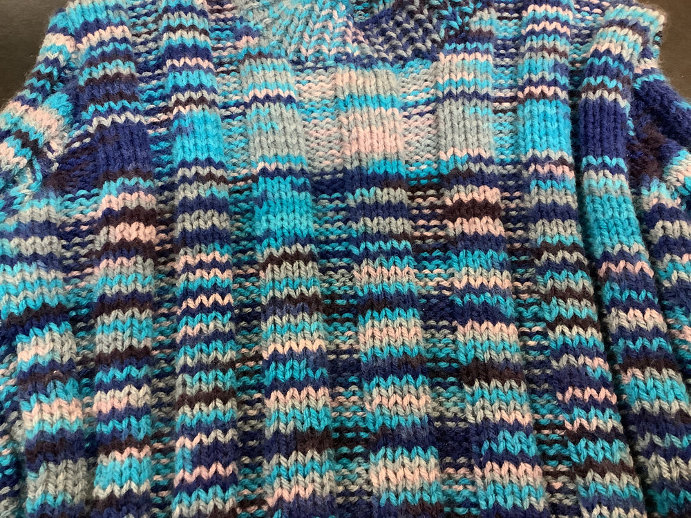 1432063 HVC Crew Neck Knitted Jumper | Ocean Tones