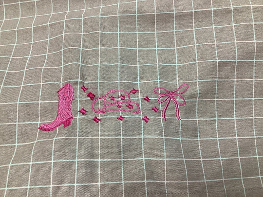 1432044 HVC Embroidered Cotton Tea Towel Range