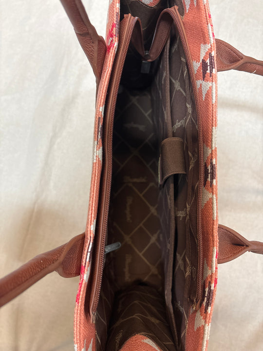 X4S2951BAG Southwestern Tote Bag | Apricot