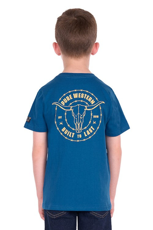 P6S3503314 Boys Walker SS Tee | Denim
