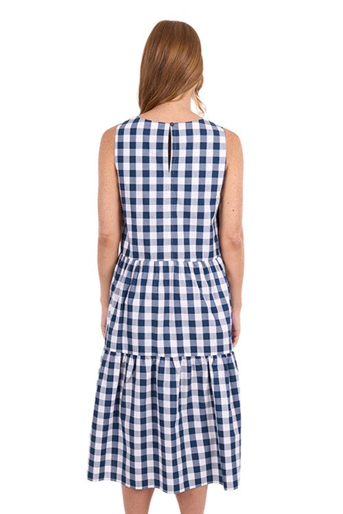 T6S2418095 WOMEN'S  EMILY DRESS | Navy / White