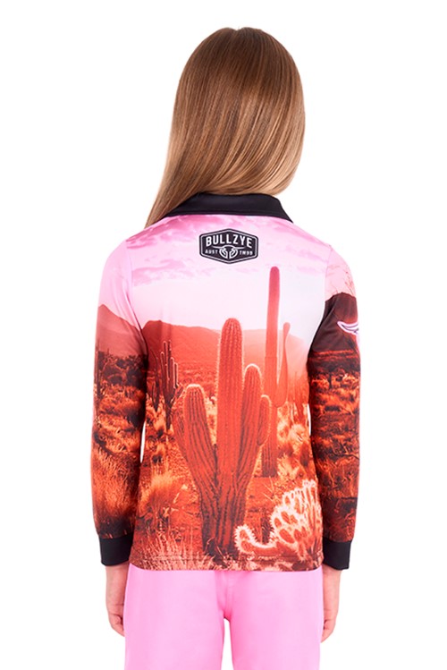 B6S5501599 Girls Cactus LS Tee | Multi