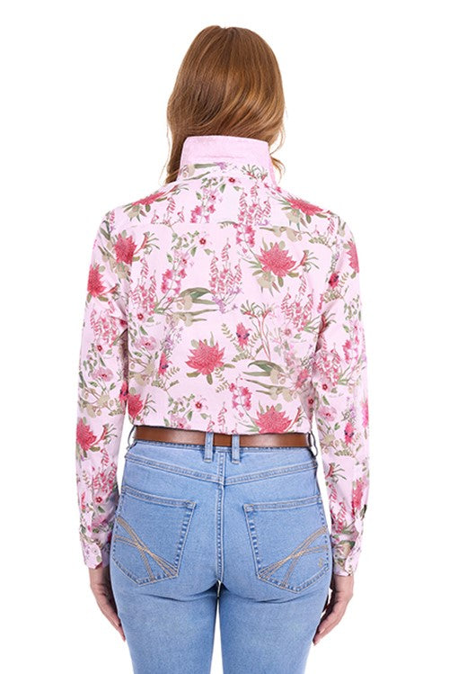 T6S2114068 WOMEN'S  FRANKIE LS SHIRT | Pink Multi