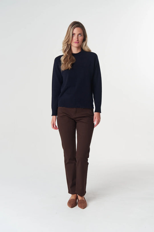 Goondiwindi Cotton 8186M-W26 Funnel Neck Wool Jumper