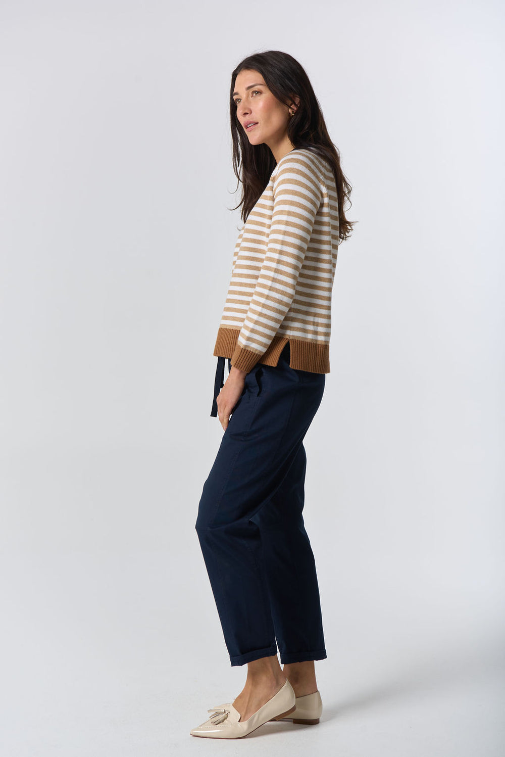 8234-W26 Farmer Cotton cashmere Jumper