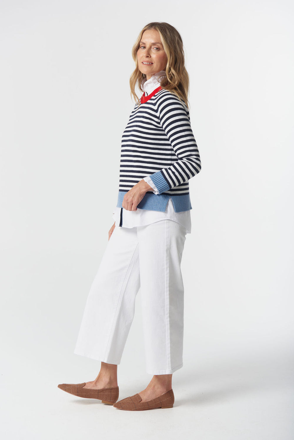 8234-W26 Farmer Cotton cashmere Jumper