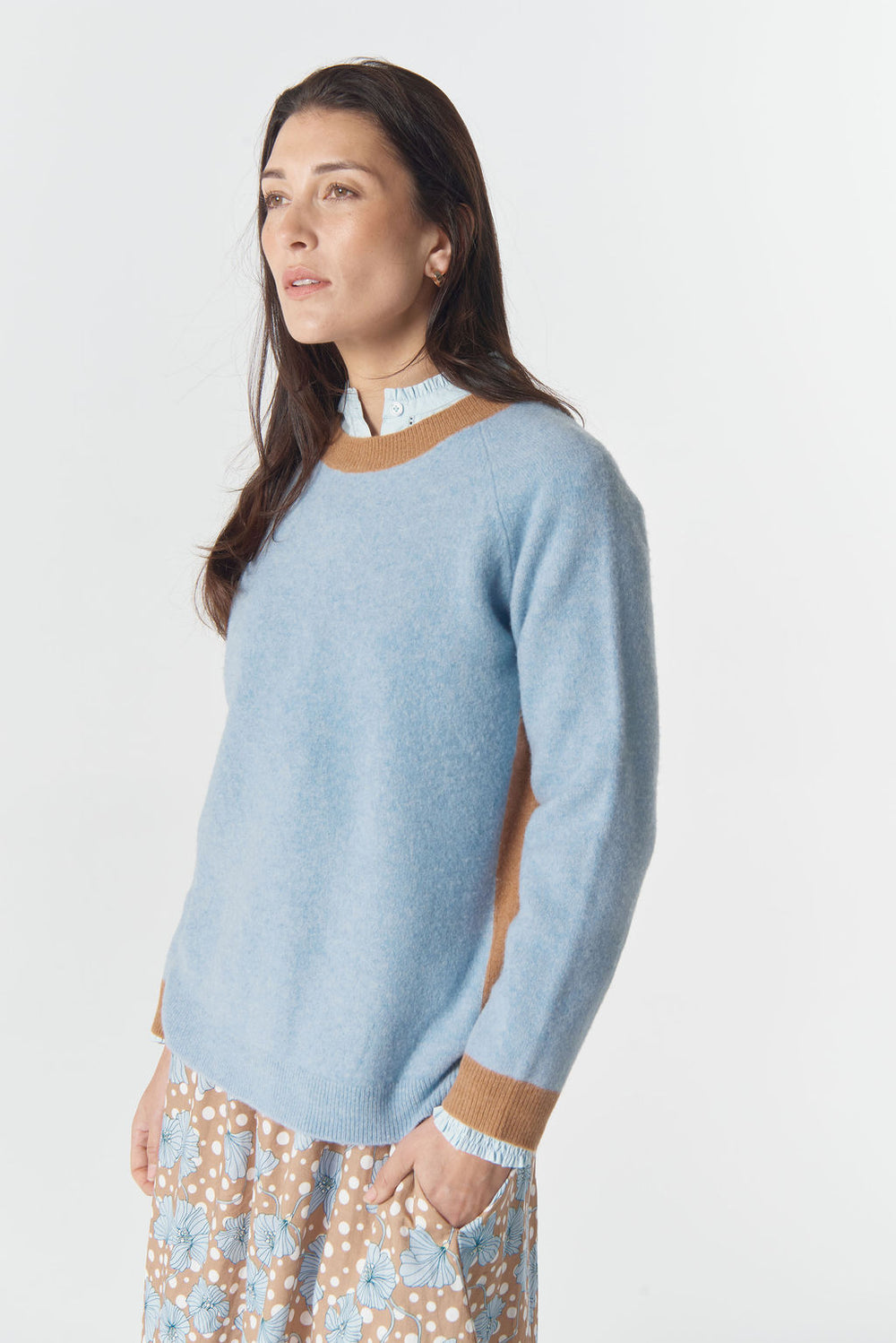 8242-W26 Drover Brushed Merino Jumper