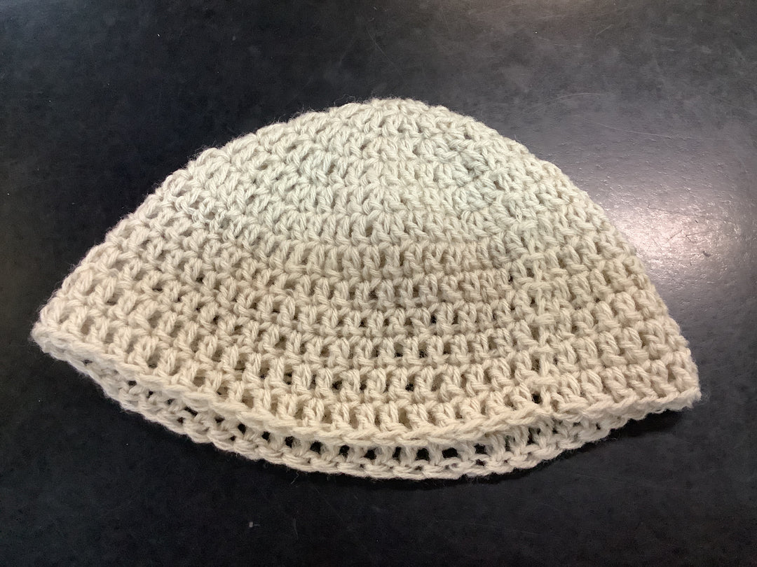 1432125 HVC Hand Crochet Kids Beanie | Latte