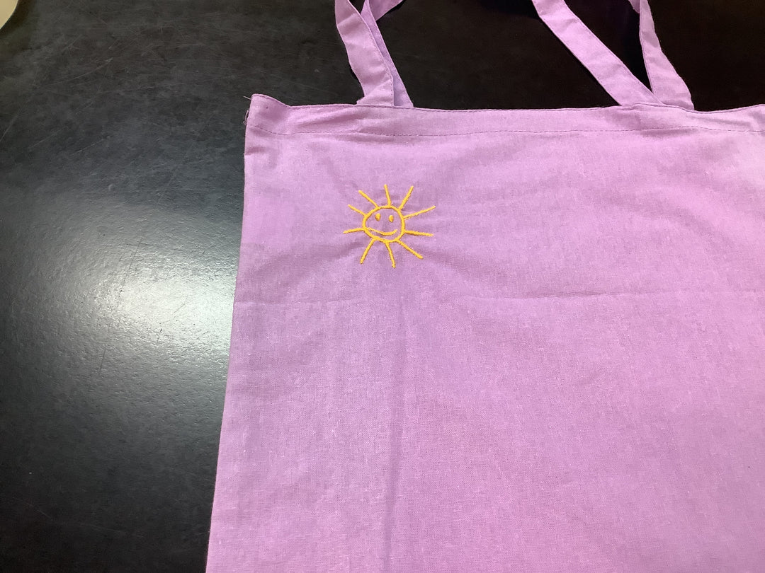 1431624 HVC Embroided cotton Shopper Bag | Multi