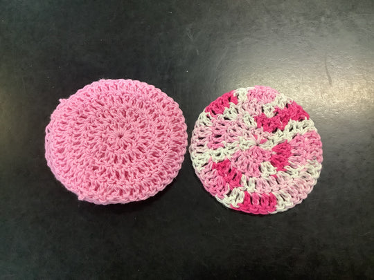 143143156 HVC Hand Crocheted Face  Scrubbies | 4 pk