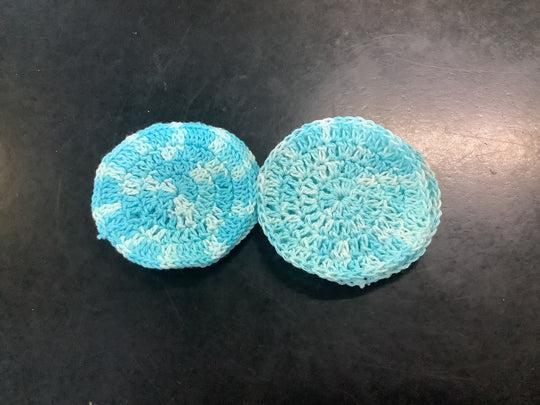 143143156 HVC Hand Crocheted Face  Scrubbies | 4 pk