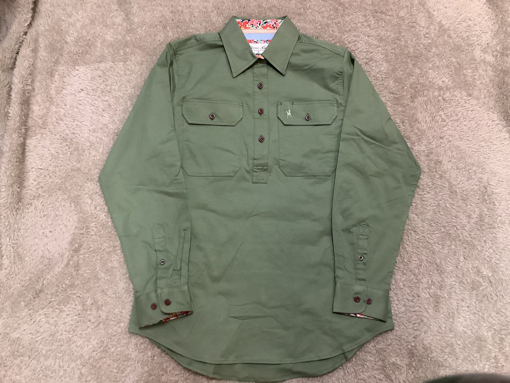 TCP2100131 Women's Stretch Drill L/S Shirt