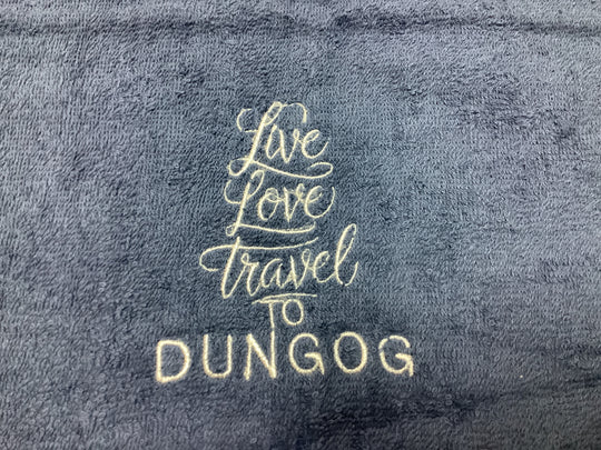 1432117 HVC Dungog Embroidered Hand Towel