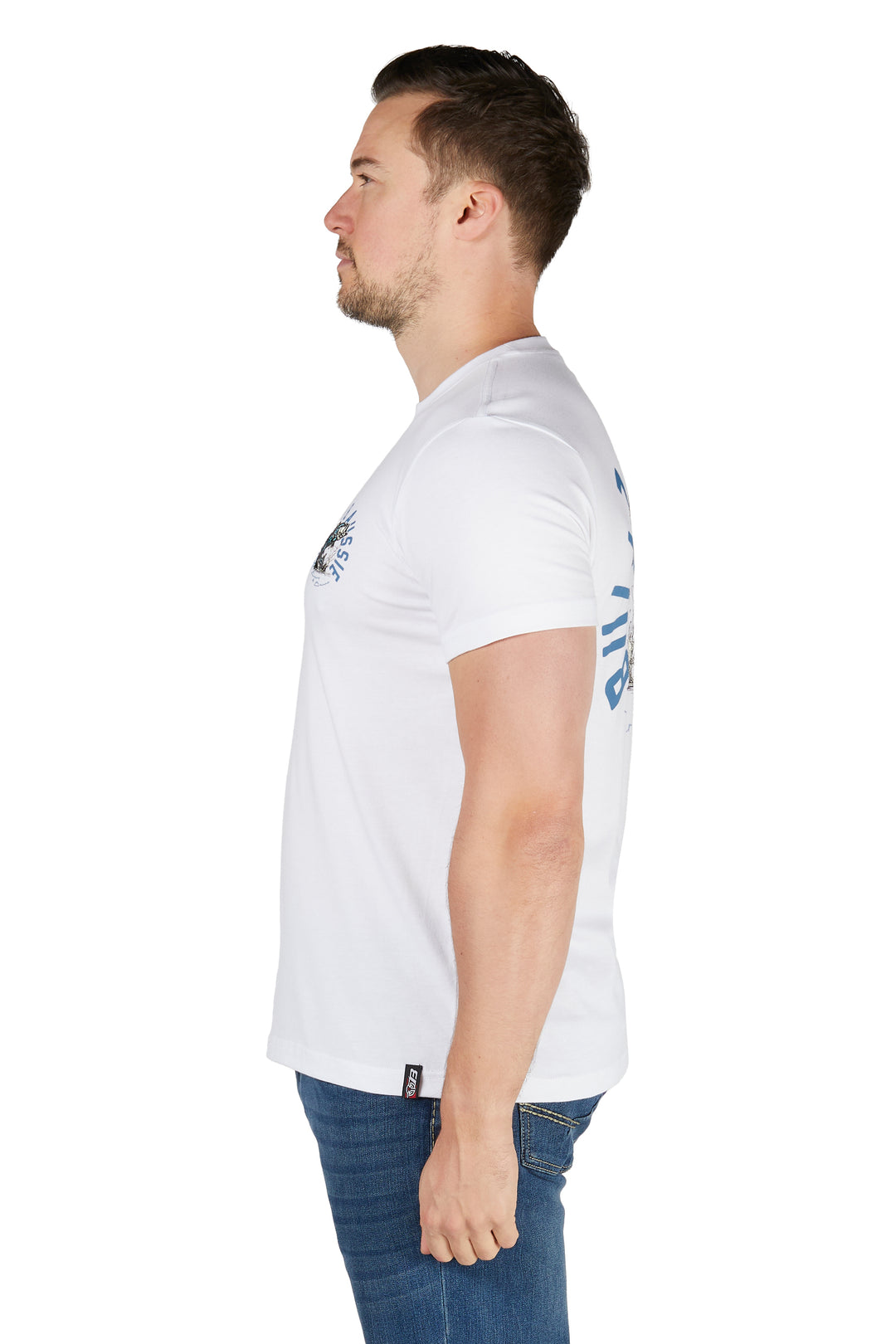 B5S1503482 Mens Barra SS Tee | White