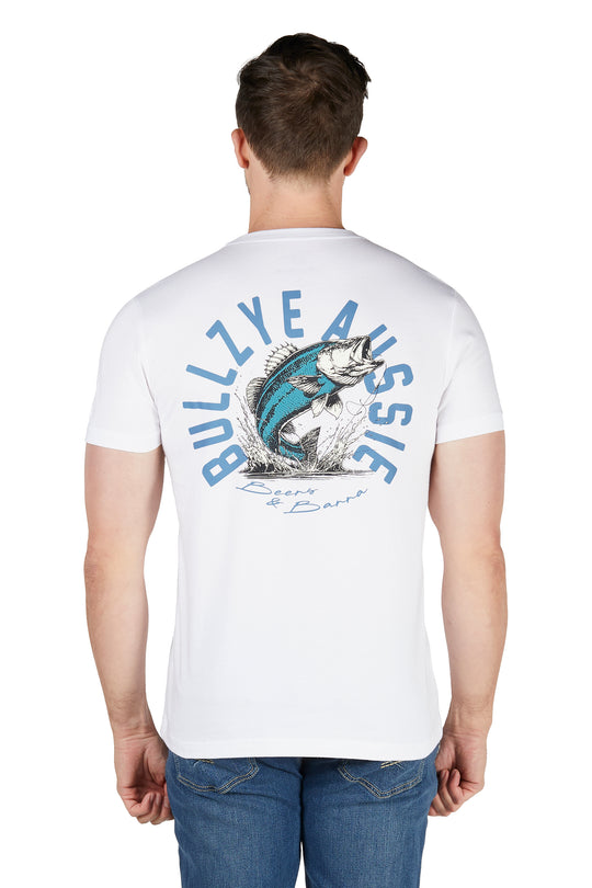 B5S1503482 Mens Barra SS Tee | White