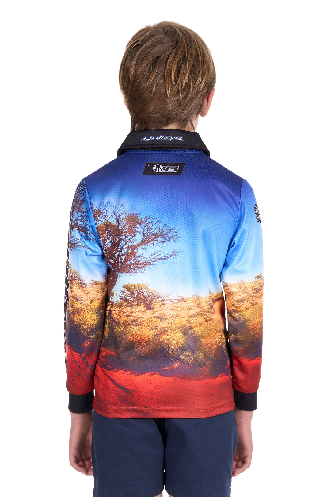 B5S3568493 Boys Road Train LS Tee | Multi