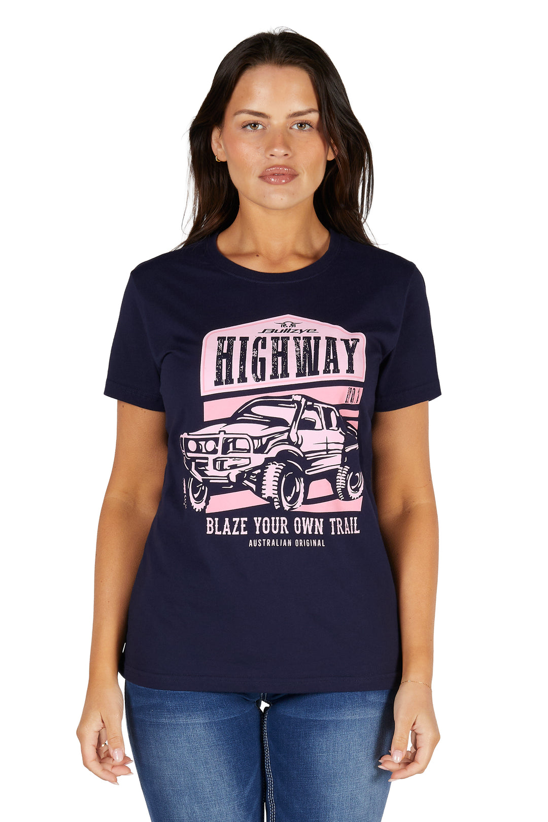 B5S2503460 Wmns Bindi SS Tee Navy