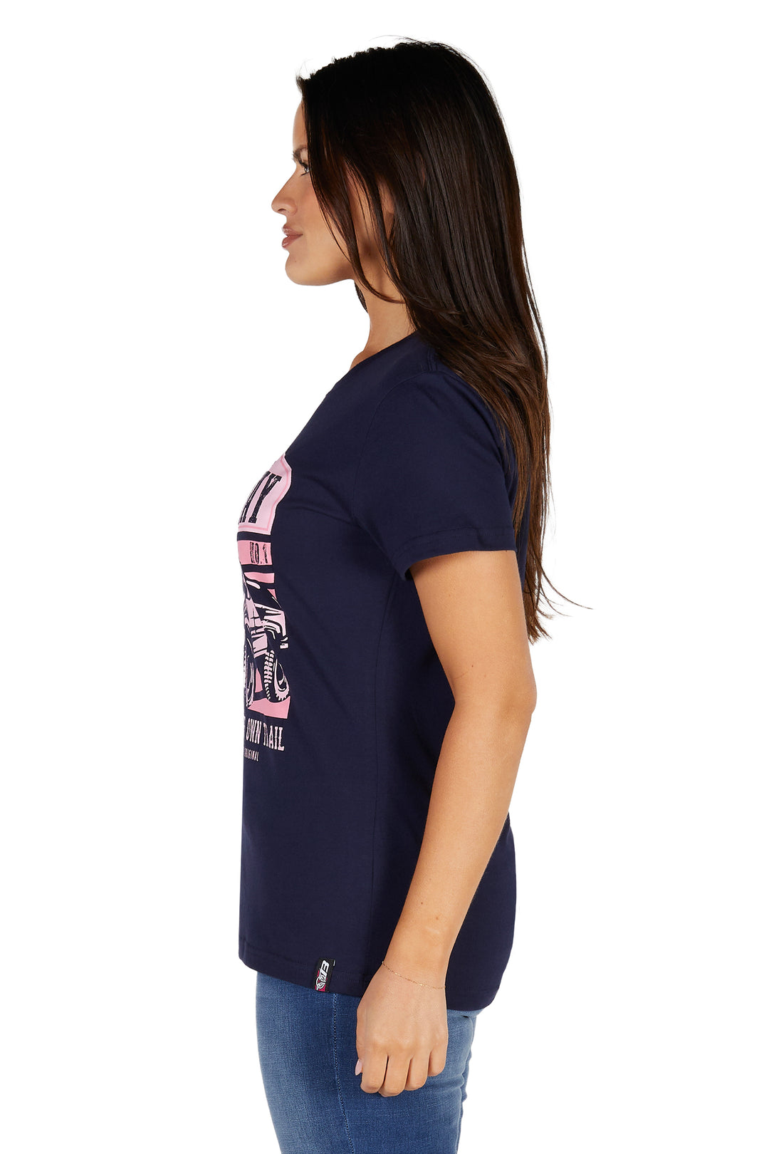 B5S2503464 Wmns Olivia SS Tee | Navy
