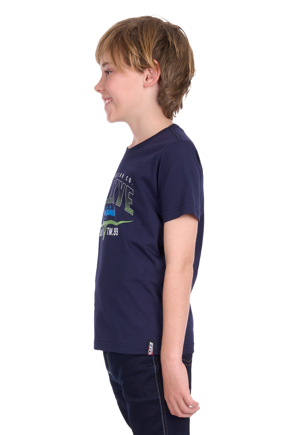B5S3503484 Boys Original SS Tee | Navy
