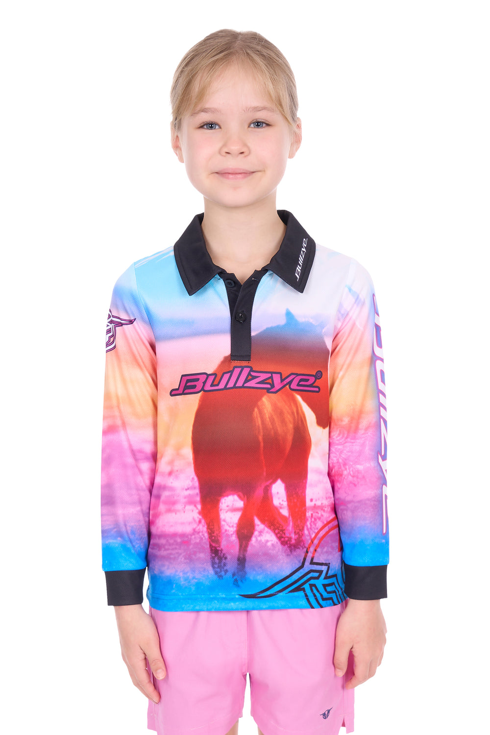 B5S5501468 Girls Gallop LS Tee | Multi