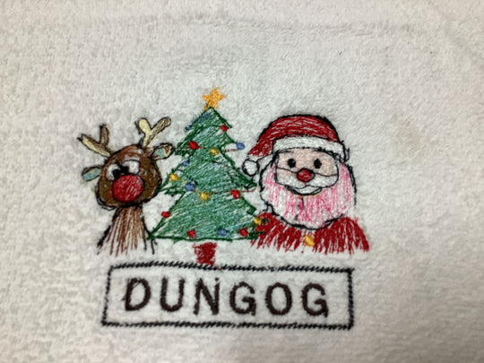 1432043 HVC Christmas hand towel range