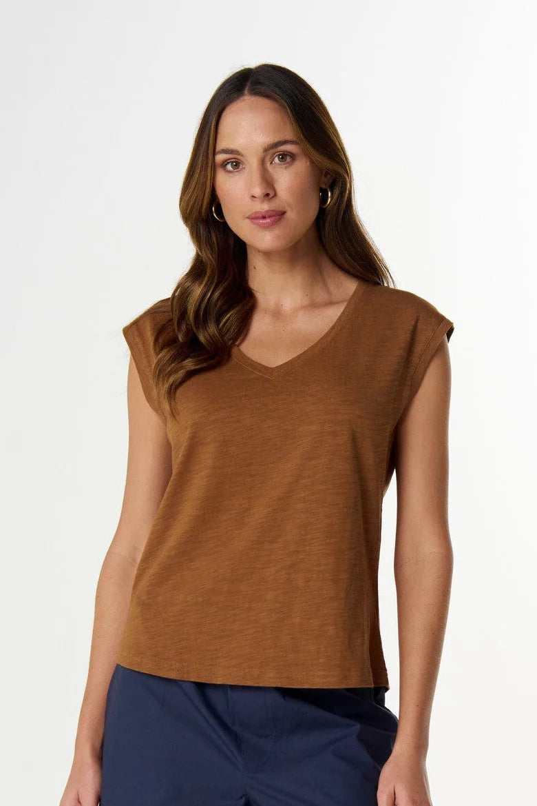 C13019-S26 cloth+paper+scissors   Stranger V Neck Muscle Tee