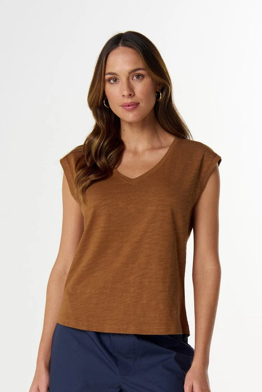 C13019-S26 cloth+paper+scissors   Stranger V Neck Muscle Tee