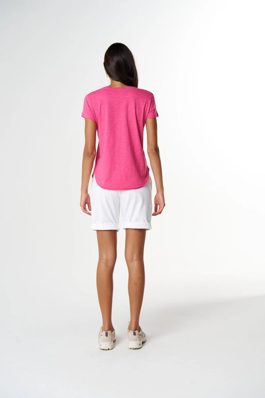 C13023 cloth+paper+scissors   The Shaped Hem Tee