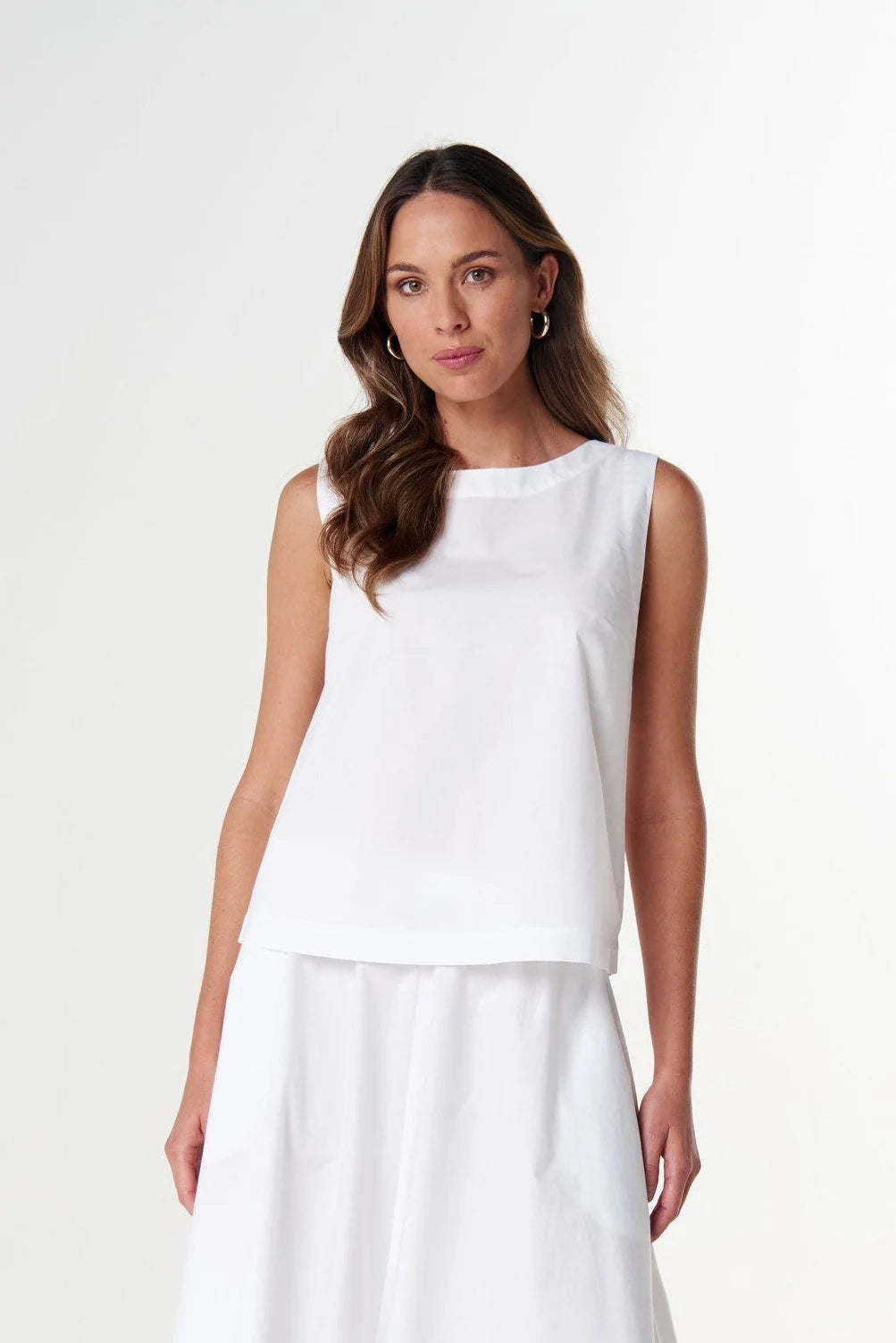 C1450-S26 Cloth+Paper+Scissors Shell Cotton Top