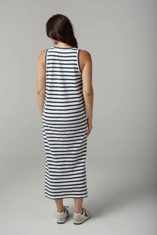C1627-26-S25 Stripe Tank Dress