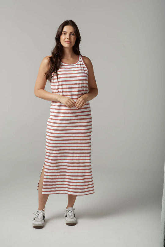 C1627-26-S25 Stripe Tank Dress