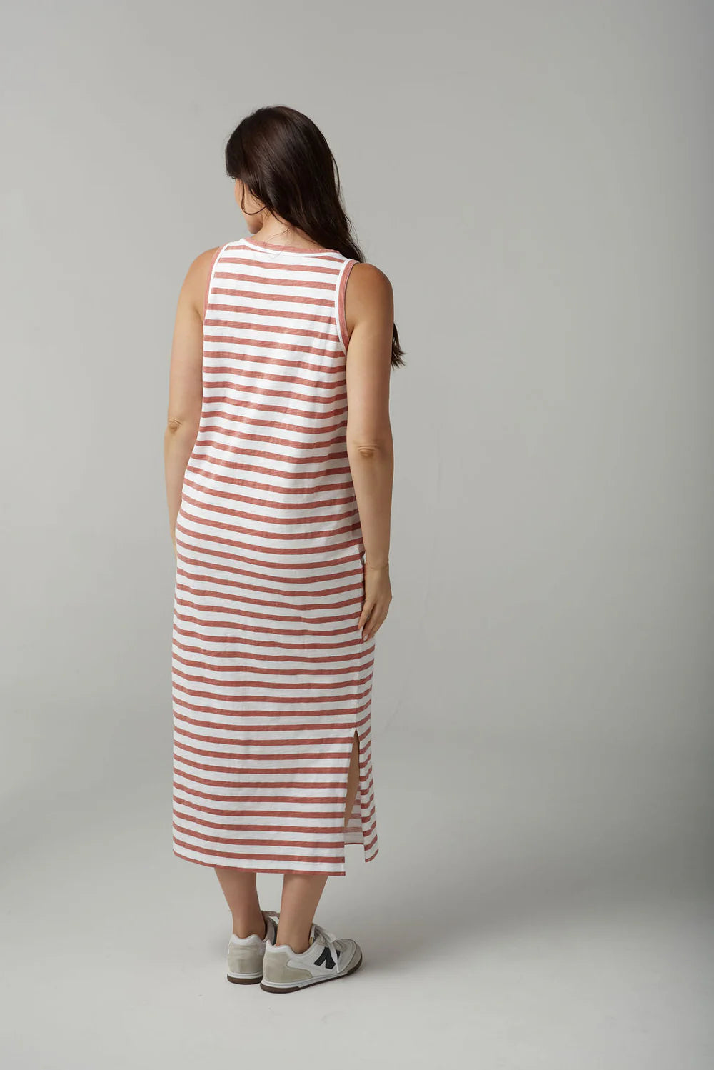 C1627-26-S25 Stripe Tank Dress