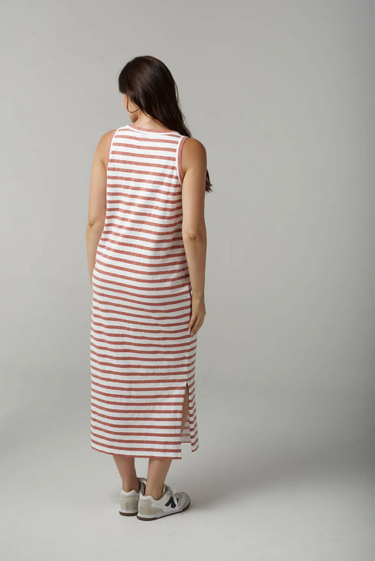 C1627-26-S25 Stripe Tank Dress