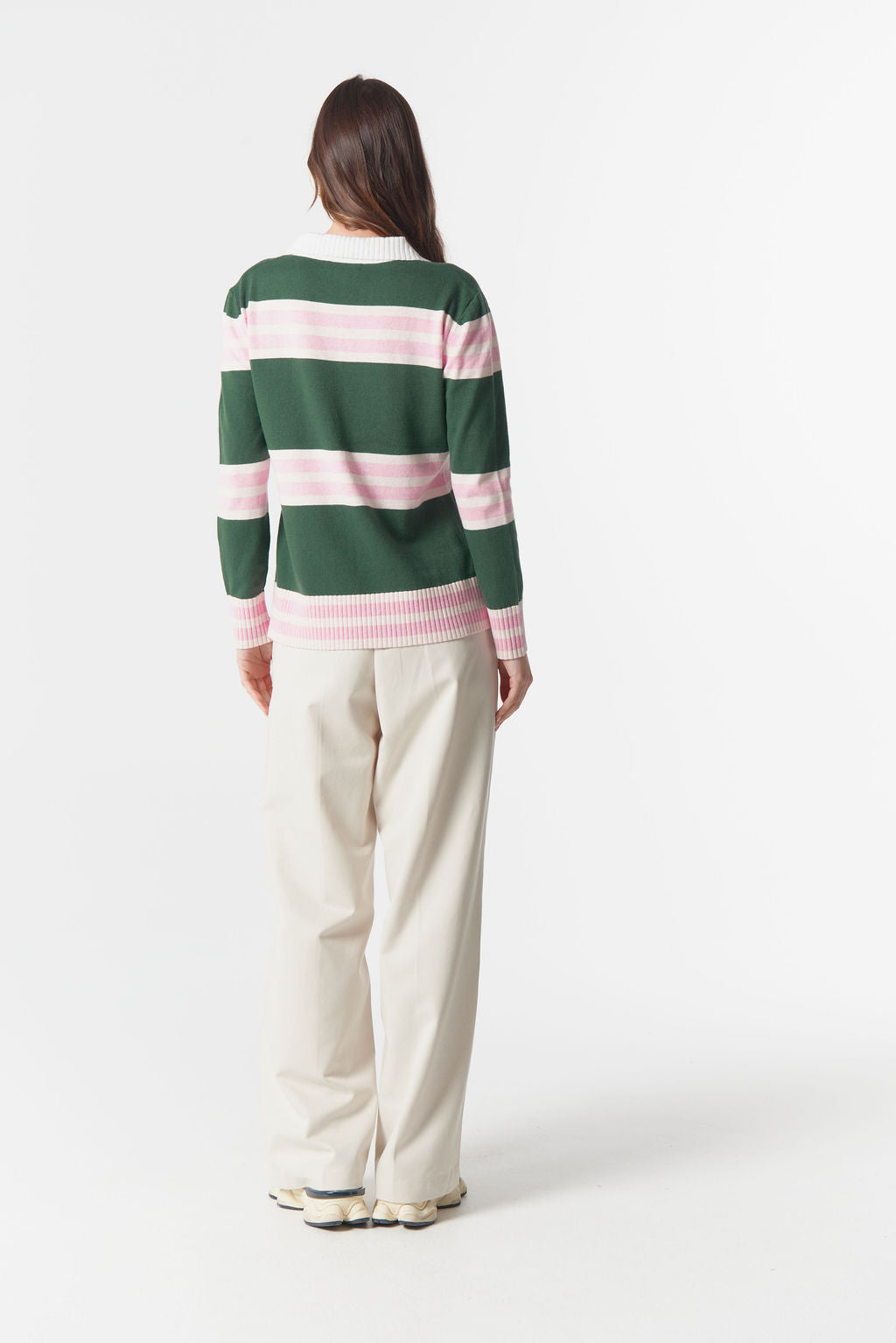 C1846-W26 Sun Chaser Polo Knit - Rain Forest