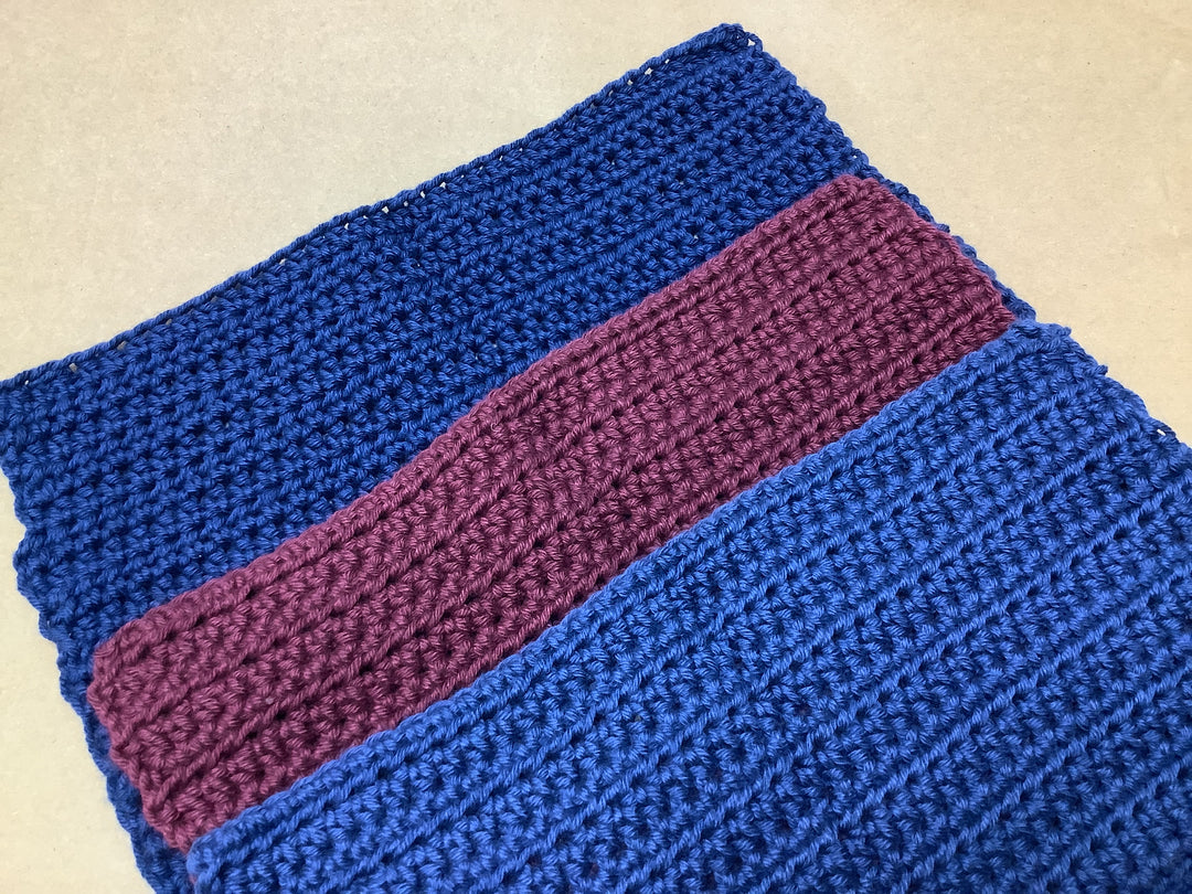 143143157 Hand Crocheted Face Washer