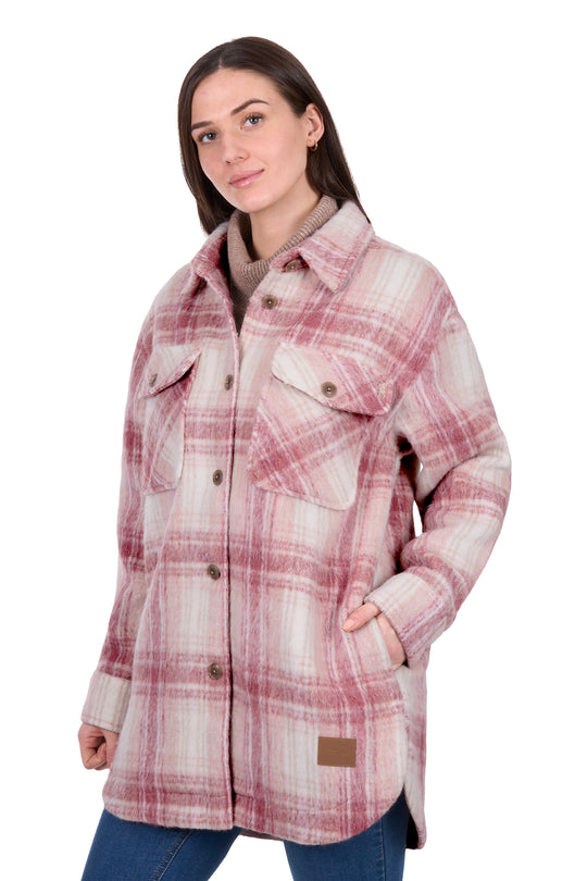D6W2103059 Wmns Elk Overshirt | Pink