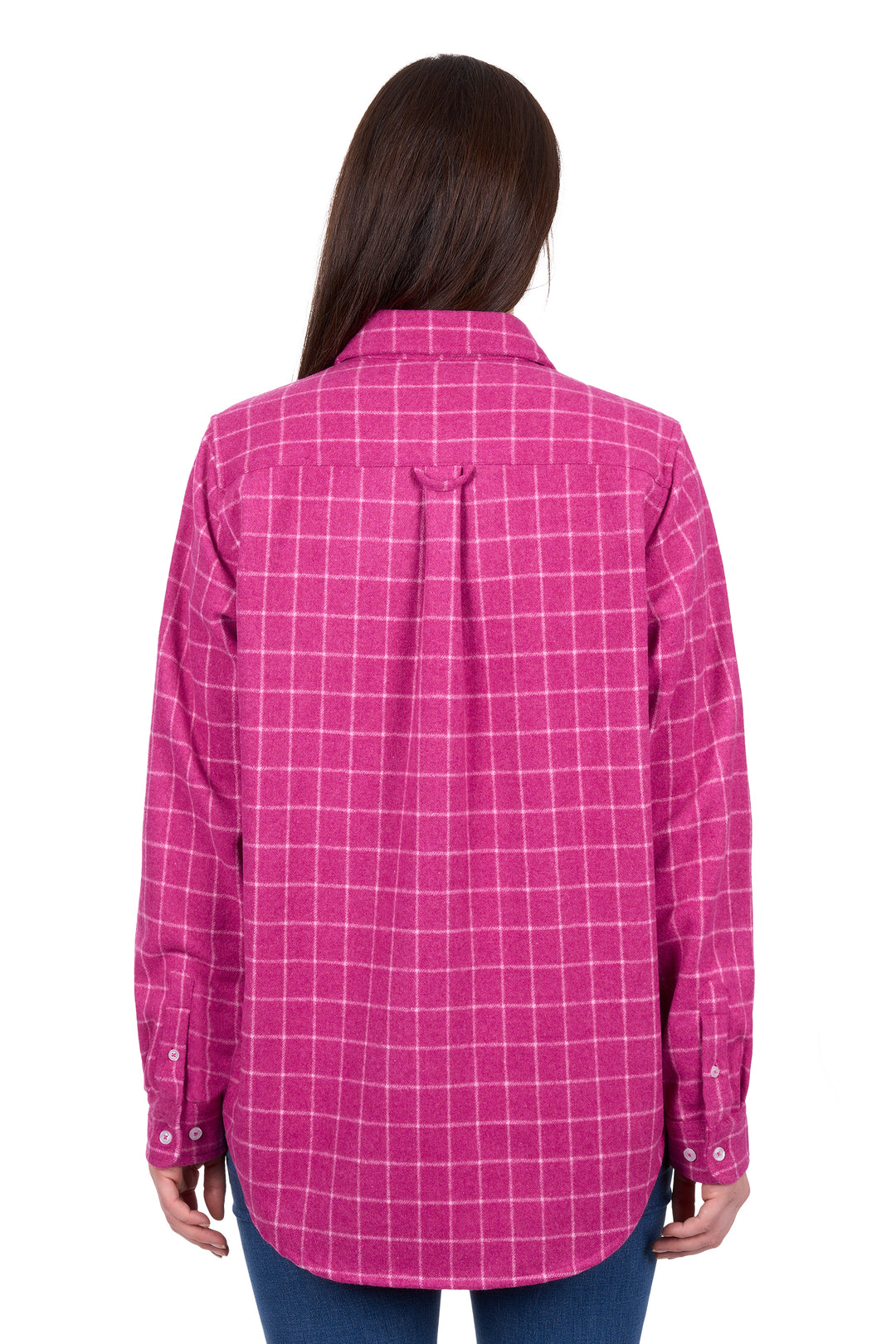D6W2150111 Women's Jazz Thermal Long Sleeve Shirt |  Hot Pink