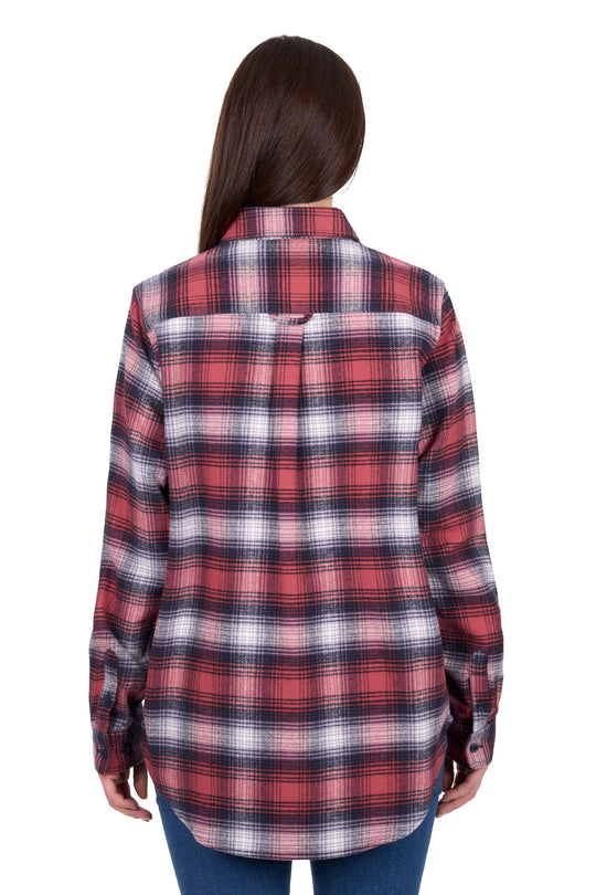 D6W2159112 Wmns Nila Thrml LS Shirt | Coral