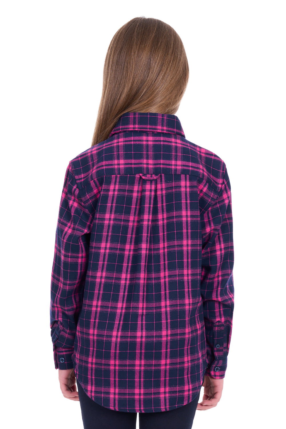 D6W7115116 Kids Sybel Thrml LS Shirt | Pink/Navy