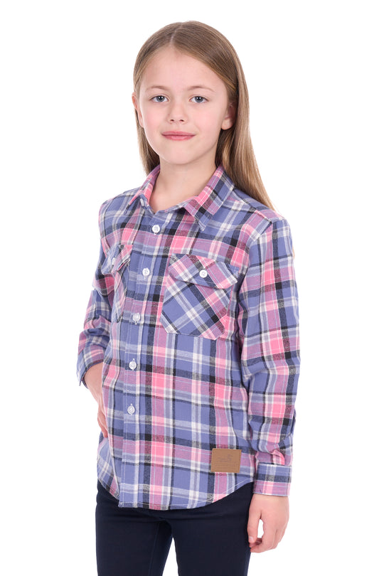 D6W7115117 Kids Millie Thermal LS Shirt | Pink/Purple
