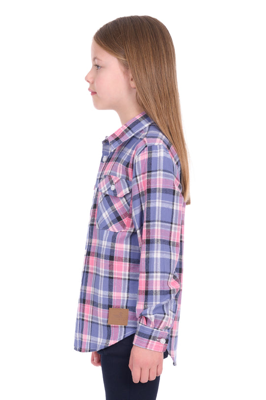 D6W7115117 Kids Millie Thermal LS Shirt | Pink/Purple