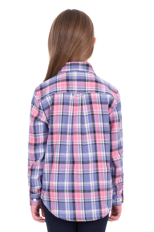 D6W7115117 Kids Millie Thermal LS Shirt | Pink/Purple
