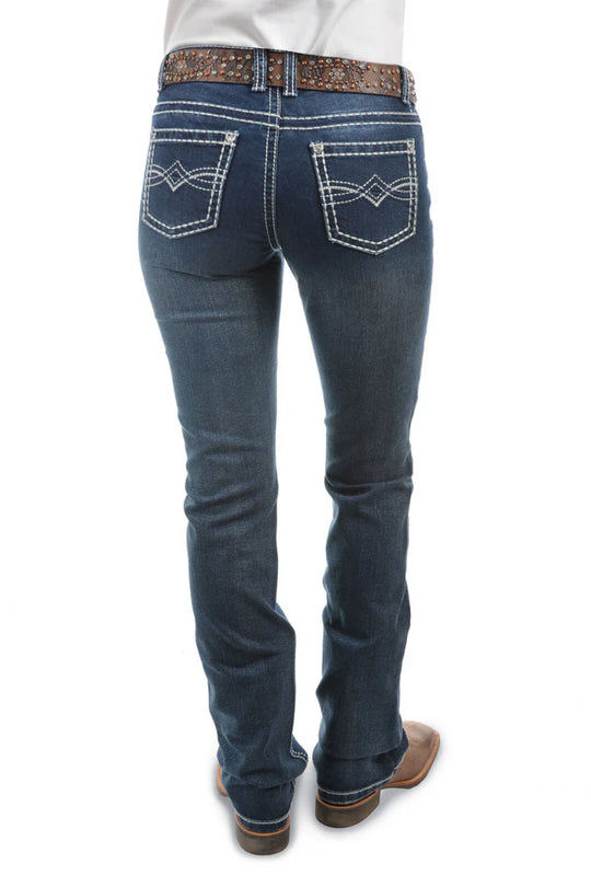 PCP2210129 Pure Western "Dakota" | Mid Rise Boot Leg Jeans
