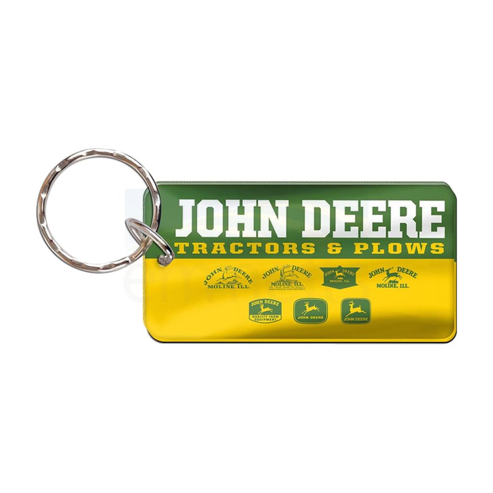 LP79763 John Deere Rectangle Key Chains