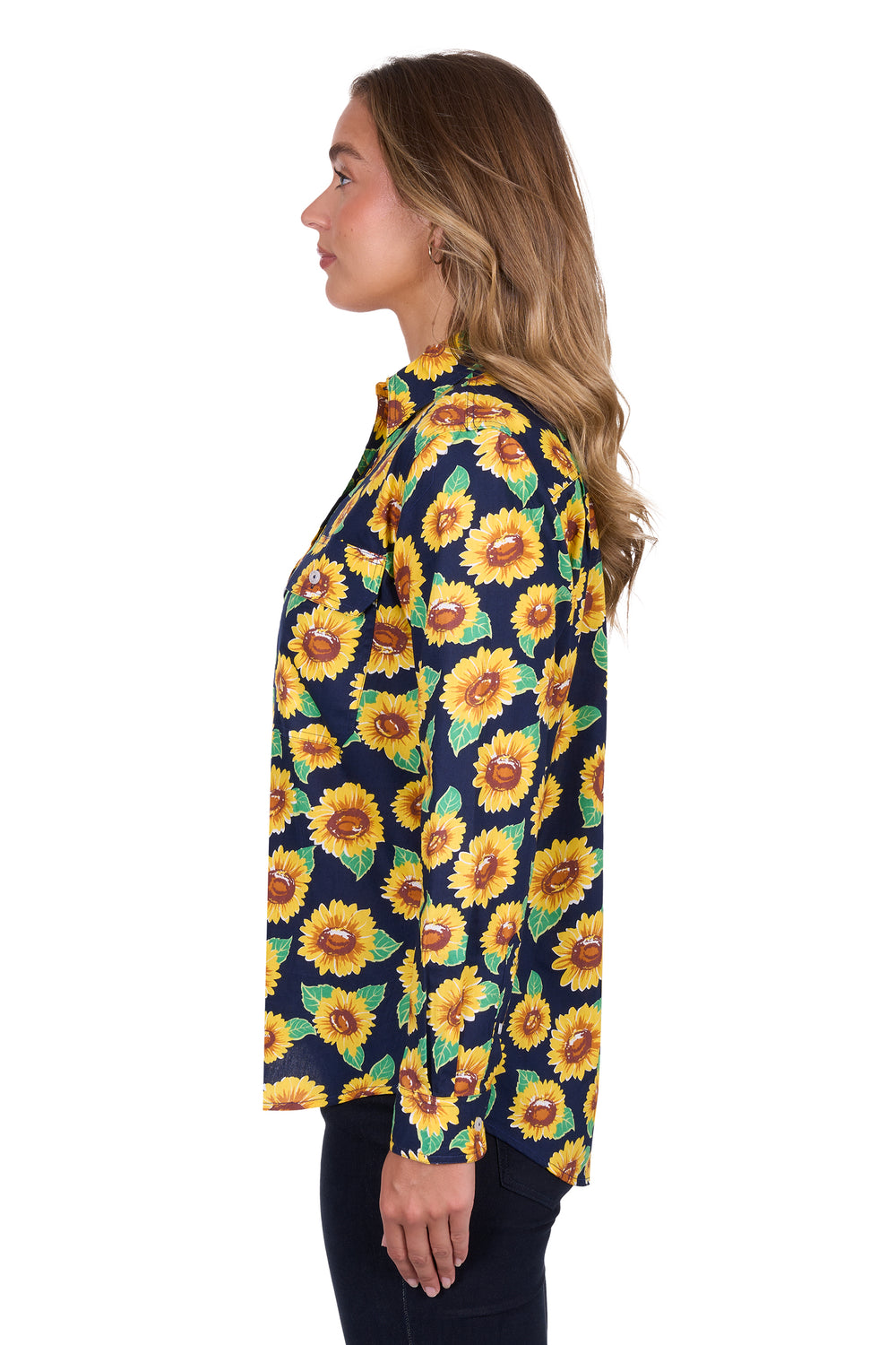 H5S2101123 Ally 1/2 Plkt Long Sleeve Shirt