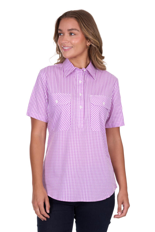H5S2102150 Grace 1/2 Plkt Short Sleeve Shirt