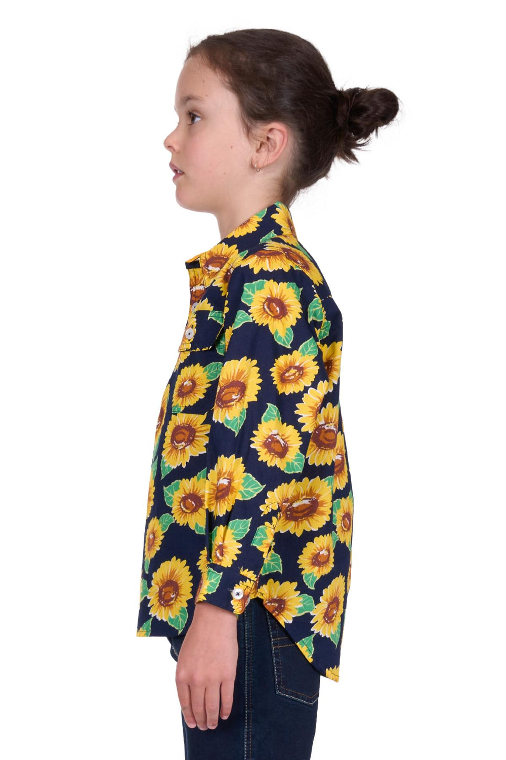 H5S7101123 Kids Ally 1/2 PLKT LS Shirt | Multi