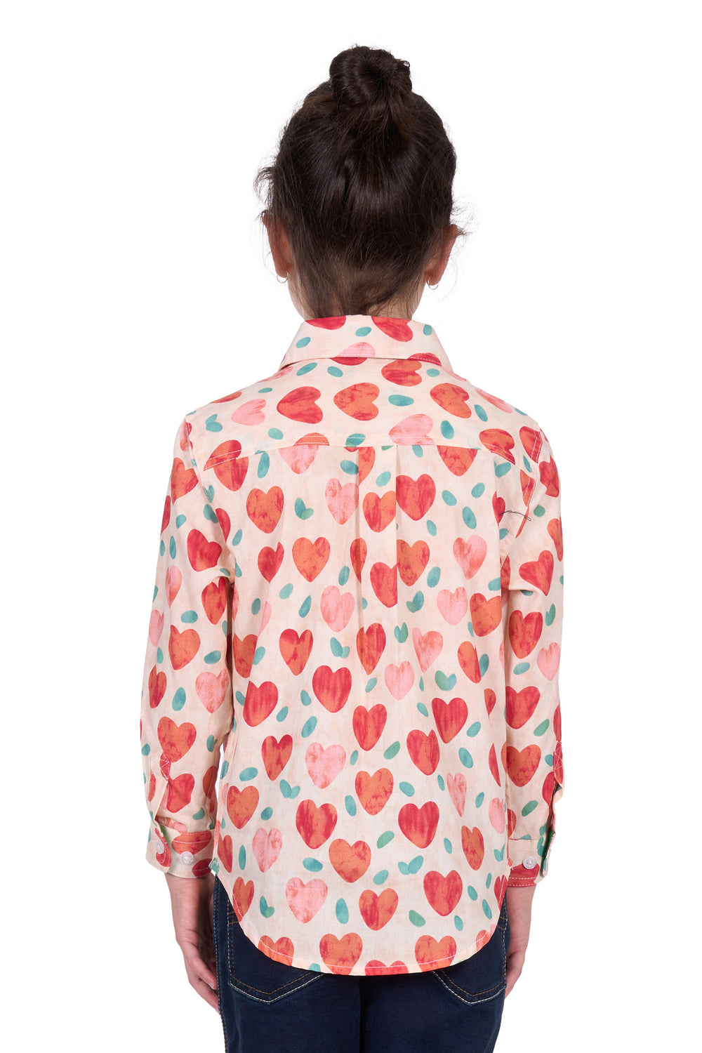 H5S7101155 Kid’s Mira Half Placket Long Sleeve Shirt | Multi